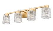 Jacqueline 4 Light 31.5" Vanity in Modern Gold