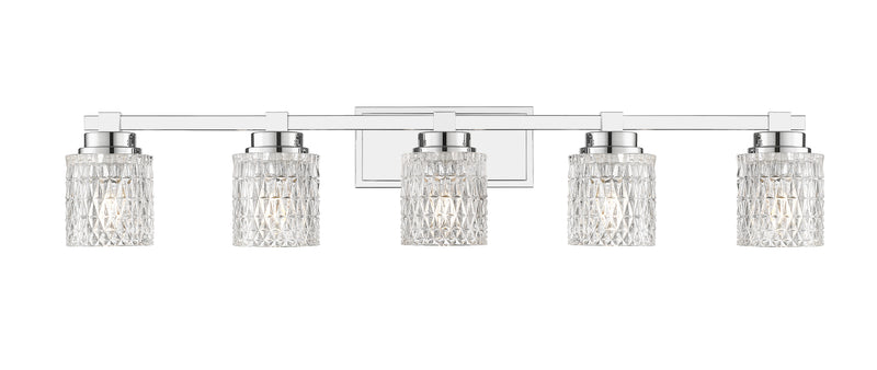 Jacqueline 5 Light 40.25" Vanity in Chrome