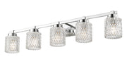 Jacqueline 5 Light 40.25" Vanity in Chrome