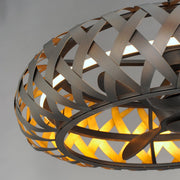Weave WiFi LED Fandelight in Bronze Gilt / Gold