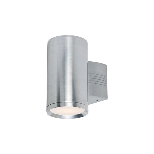 Lightray 9.25" 1 Light Outdoor Wall Sconce in Brushed Aluminum