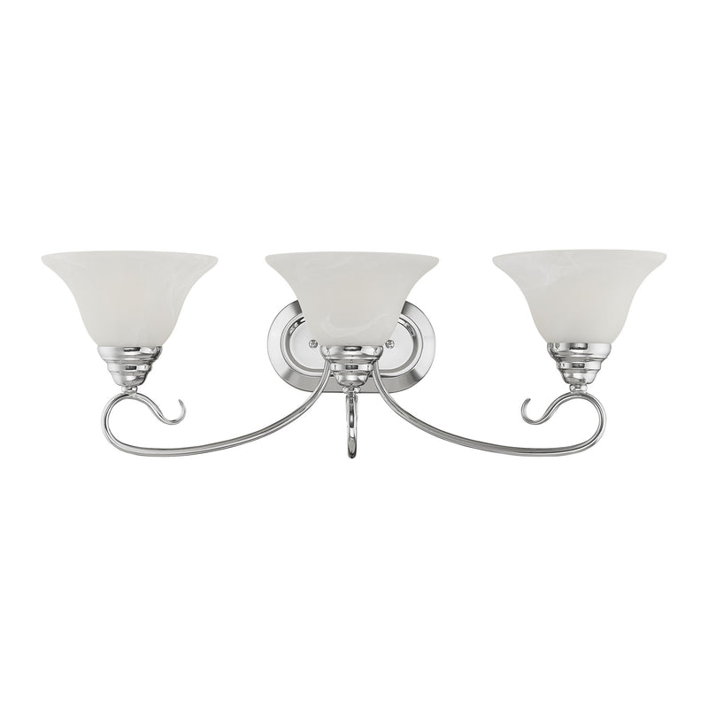 Coronado 3-Light Bath Vanity Light in Polished Chrome
