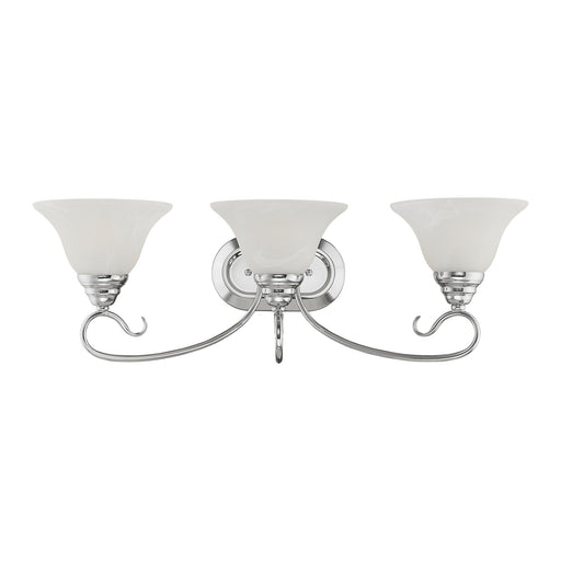 Coronado 3-Light Bath Vanity Light in Polished Chrome