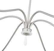 Toussant 6 Light 63" Chandelier in Brushed Nickel