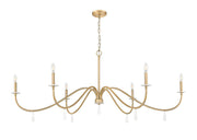 Toussant 6 Light 63" Chandelier in Modern Gold