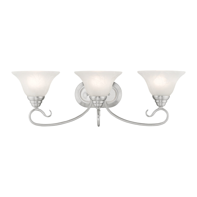 Coronado 3-Light Bath Vanity Light in Brushed Nickel