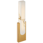 Victoria LED Wall Sconce in Antique Brushed Brass