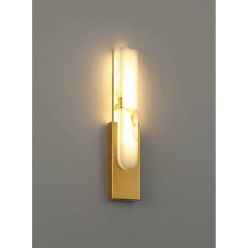 Victoria LED Wall Sconce in Antique Brushed Brass
