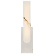 Victoria LED Wall Sconce in Brushed Steel