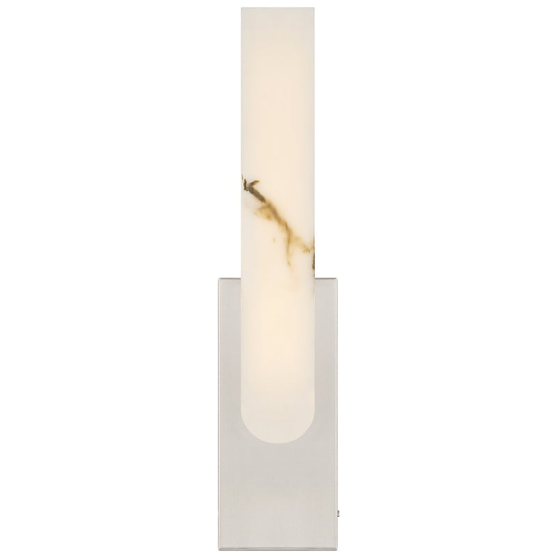Victoria LED Wall Sconce in Brushed Steel