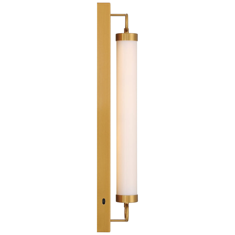Eliza LED Wall Sconce in Antique Brushed Brass