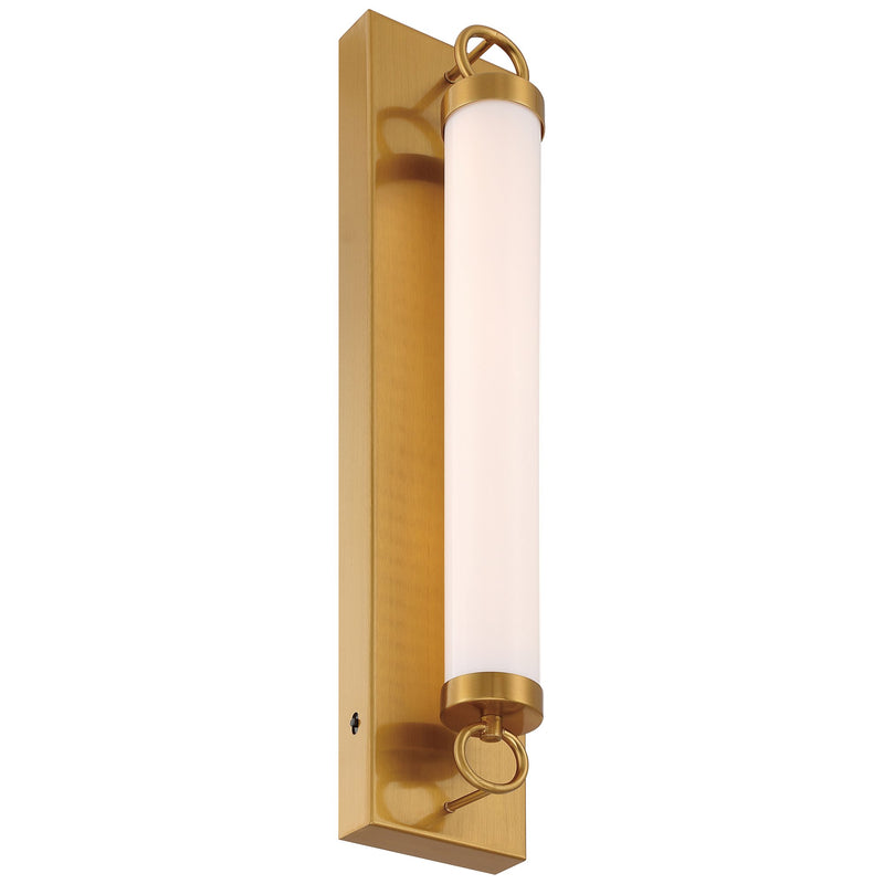 Eliza LED Wall Sconce in Antique Brushed Brass