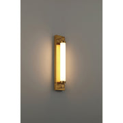 Eliza LED Wall Sconce in Antique Brushed Brass