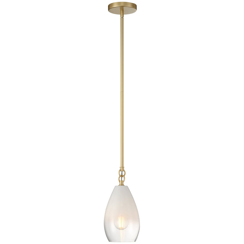Ombre Pendant in Antique Brass