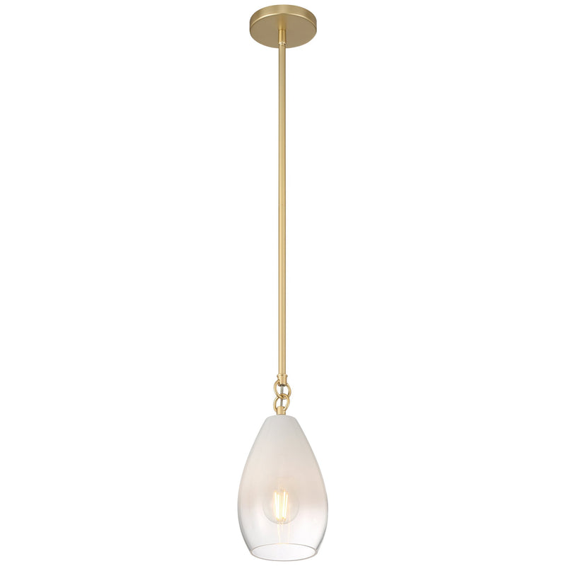 Ombre Pendant in Antique Brass