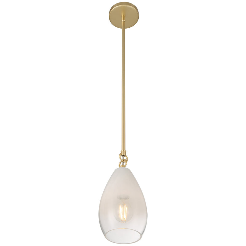 Ombre Pendant in Antique Brass