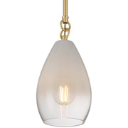 Ombre Pendant in Antique Brass