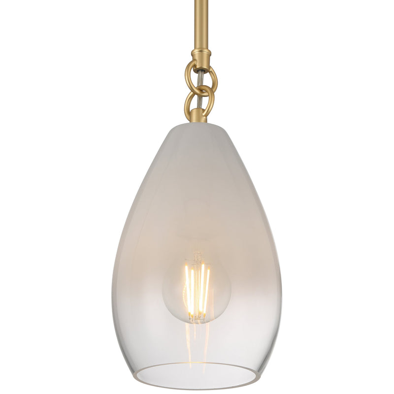 Ombre Pendant in Antique Brass