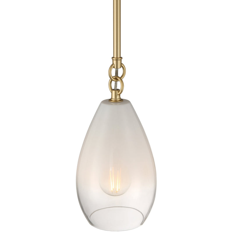 Ombre Pendant in Antique Brass