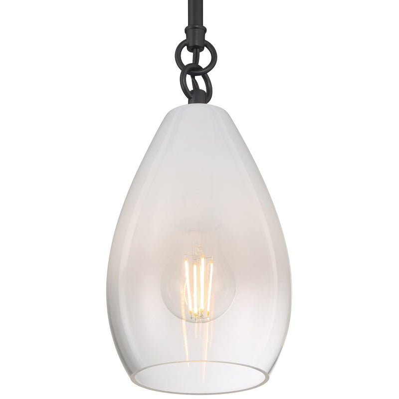 Ombre Pendant in Black