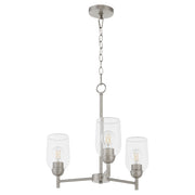 Wallinger 3 Light Chandelier in Satin Nickel