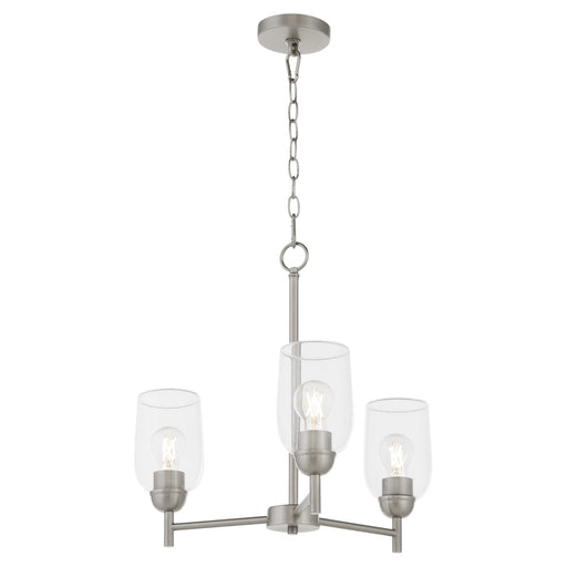 Wallinger 3 Light Chandelier in Satin Nickel
