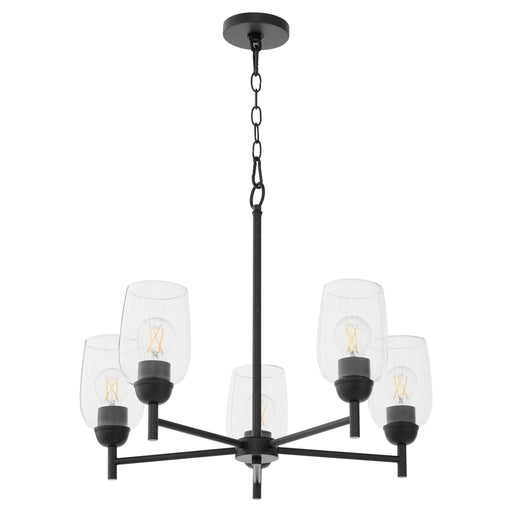 Wallinger 5 Light Chandelier in Matte Black