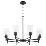 Wallinger 8 Light Chandelier in Matte Black