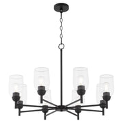 Wallinger 8 Light Chandelier in Matte Black
