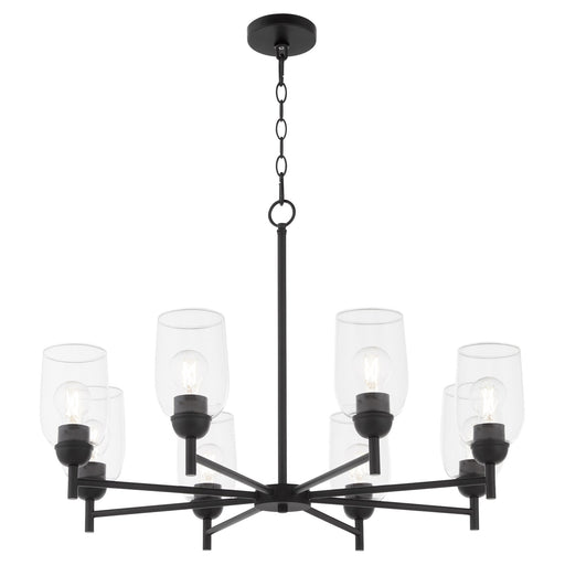 Wallinger 8 Light Chandelier in Matte Black