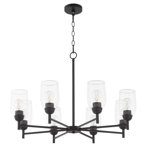 Wallinger 8 Light Chandelier in Matte Black