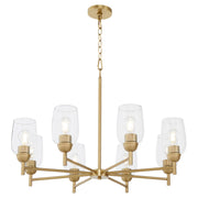 Wallinger 8 Light Chandelier in Aged Brass