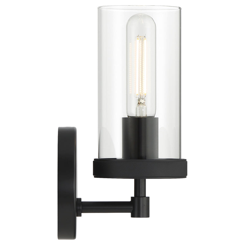 Lily Small Wall Sconce in Matte Black