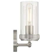 Lily 3-Light Bath Vanity Light in Brushed Steel