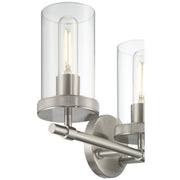 Lily 3-Light Bath Vanity Light in Brushed Steel