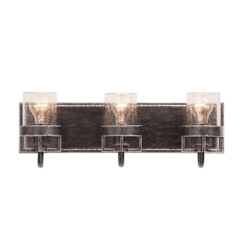 Industrial Bexley 3-Light Bath in Vintage Iron - Lamps Expo