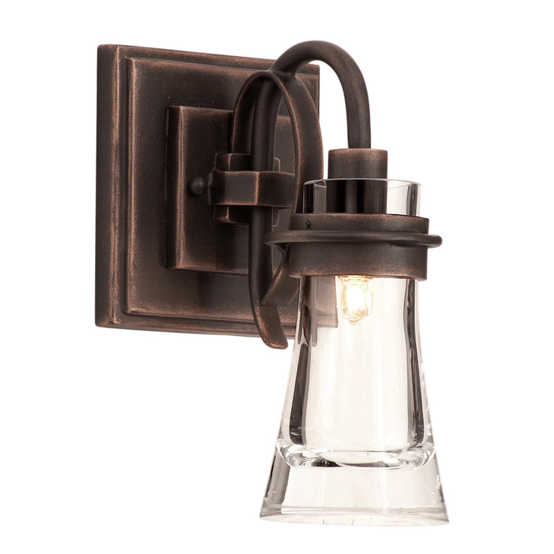 Dover LED Bath Sconce in Antique Copper