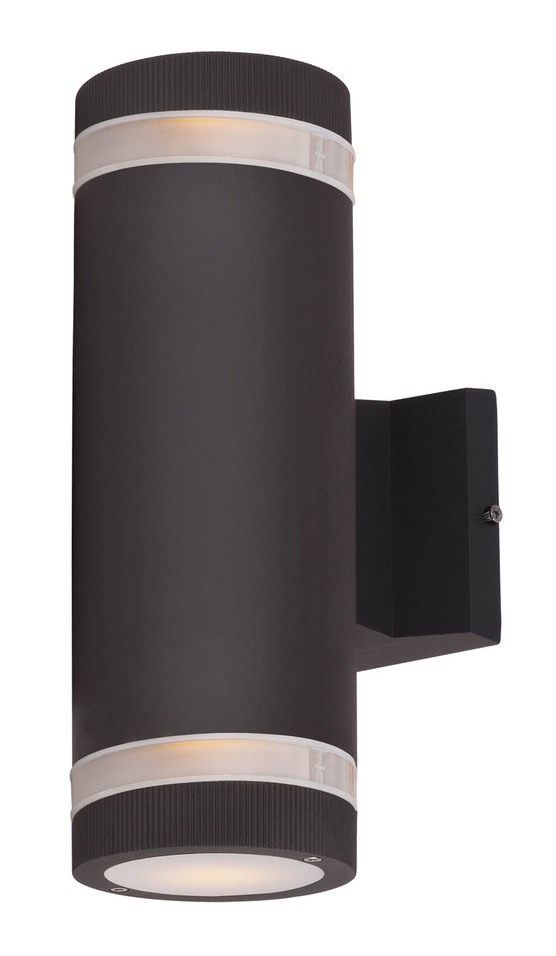Lightray 12" 2 Light Outdoor Wall Sconce in Architectural Bronze