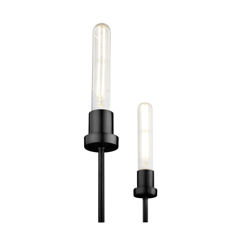 Sheridan 5 Light Chandelier in Matte Black
