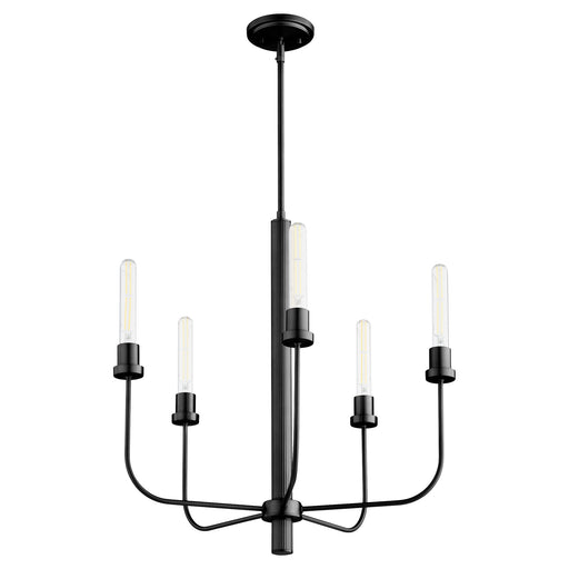 Sheridan 5 Light Chandelier in Matte Black