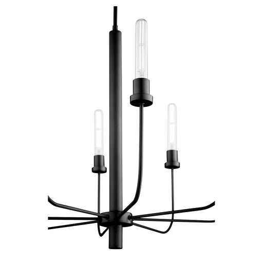 Sheridan 8 Light Chandelier in Matte Black
