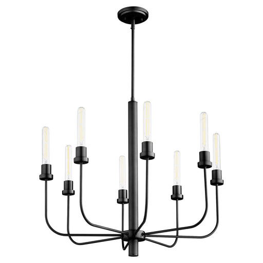 Sheridan 8 Light Chandelier in Matte Black
