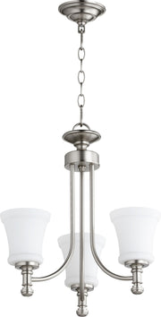 Rossington 3 Light Chandelier in Satin Nickel