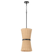 Fairview 2 Light Pendant in Matte Black
