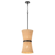 Fairview 2 Light Pendant in Matte Black
