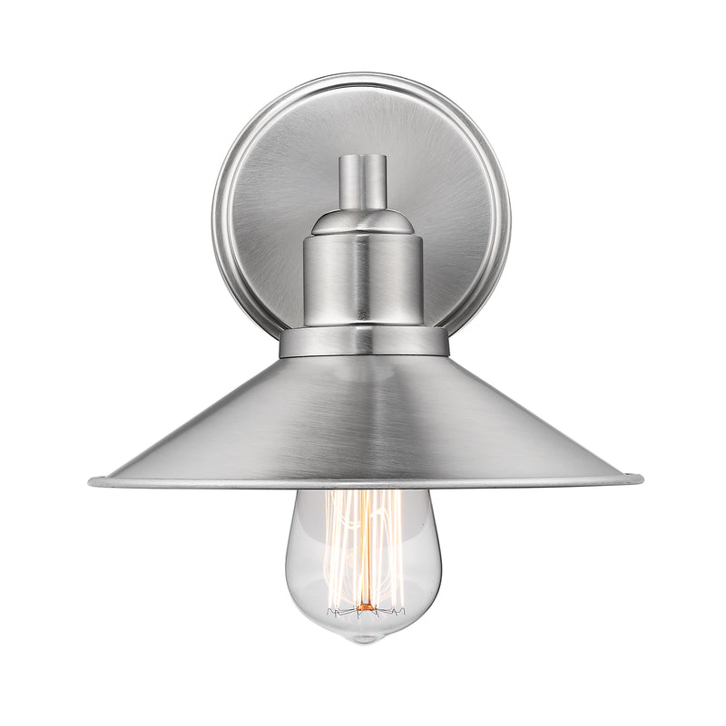 Casa 1 Light 9.5" Vanity in Brushed Nickel