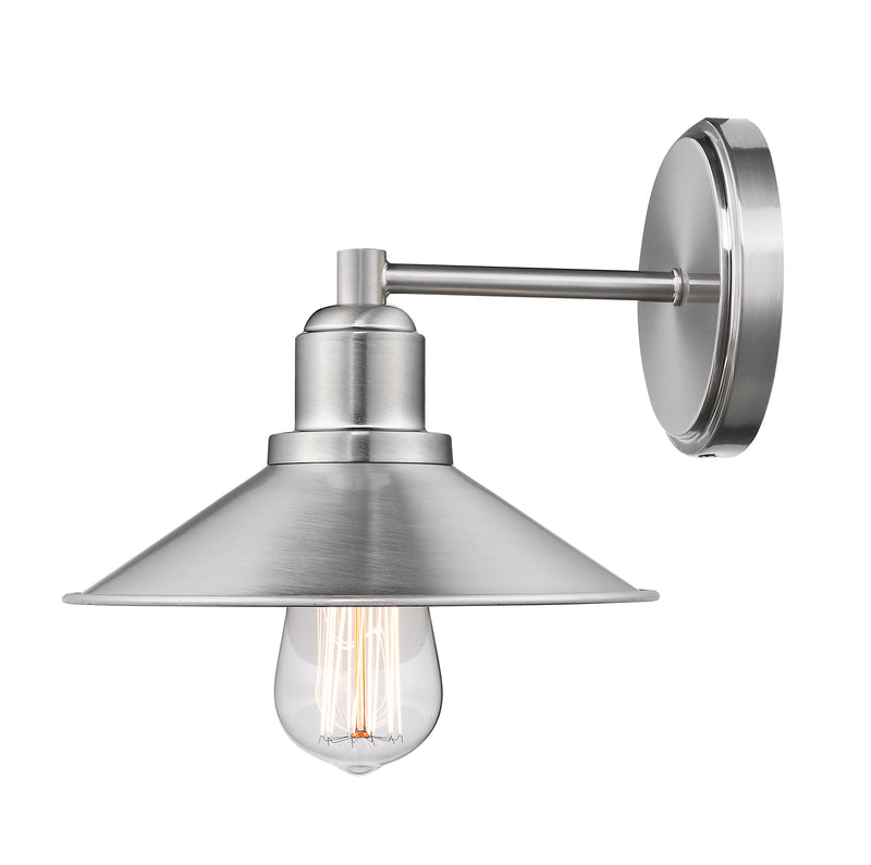Casa 1 Light 9.5" Vanity in Brushed Nickel