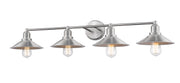 Casa 4 Light 36.5" Vanity in Brushed Nickel