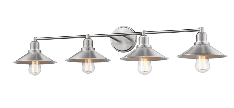 Casa 4 Light 36.5" Vanity in Brushed Nickel