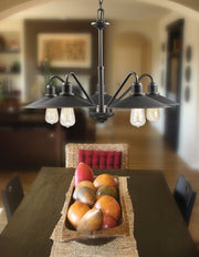 Casa 5 Light 46" Vanity in Olde Bronze in a room setting